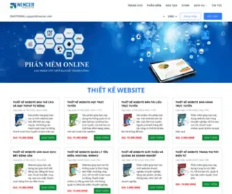 Nencer.com(THIẾT KẾ WEBSITE THÔNG MINH) Screenshot