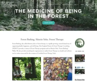 Nenft.com(New England Nature and Forest Therapy Consulting) Screenshot