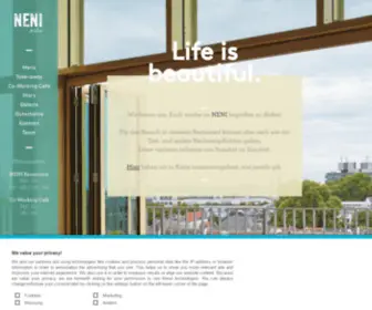 Nenikoeln.de(Offizielle Website des NENI Köln) Screenshot