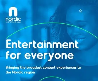 Nentgroup.com(Nordic Entertainment Group) Screenshot