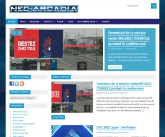 Neo-Arcadia.com(Le site d'arcade francophone) Screenshot