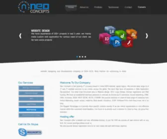 Neo-Concepts.net(Website development) Screenshot