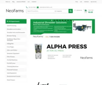 Neo-Farms.com(Cutting Edge Agricultural and Botanical Proccessing Equipment) Screenshot