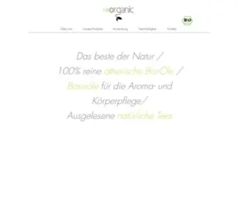 Neo-Organic.de(Das beste der Natur / 100% reine ätherische Bio) Screenshot