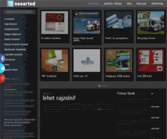 Neoarted.hu(Web and graphics design) Screenshot