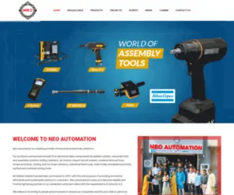 Neoautomation.in(Industrial tools supplier) Screenshot