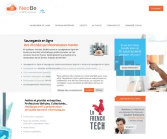Neobe.com(Sauvegarde en ligne professionnelle Entreprises NeoBe Backup) Screenshot
