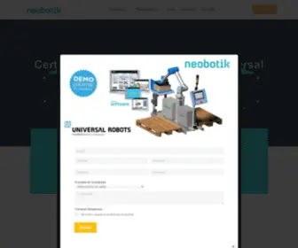 Neobotik.com(Robótica colaborativa en España) Screenshot