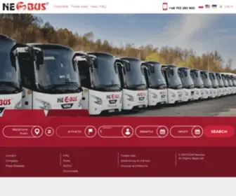 Neobus.pl(Infolinia: 703 280 900 NEOBUS) Screenshot