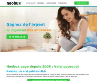 Neobux-FR.com(Neobux inscription en Francais) Screenshot