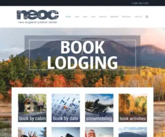 Neoc.com(Outdoor Adventure and Lakeside Lodging in Maine) Screenshot