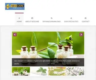 Neocarehomeopathy.co.in(Google-site-verification) Screenshot