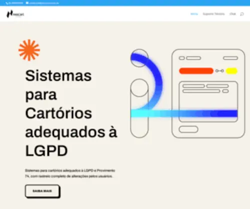 Neocart.com.br(Sistemas para Cartórios adequados à LGPD) Screenshot