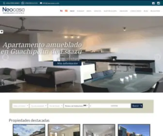 Neocasacr.com(Neocasa Inmobiliaria Costa Rica) Screenshot