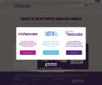 Neocate.co.uk(Home) Screenshot