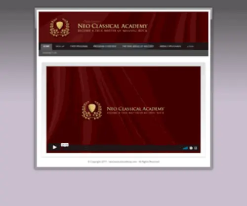 Neoclassicalacademy.com(Neo Classical Academy) Screenshot