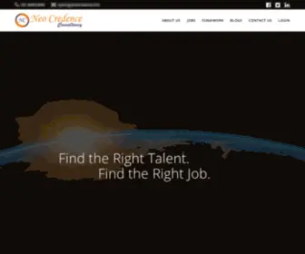 Neocredence.com(Your job search starts and ends with us) Screenshot