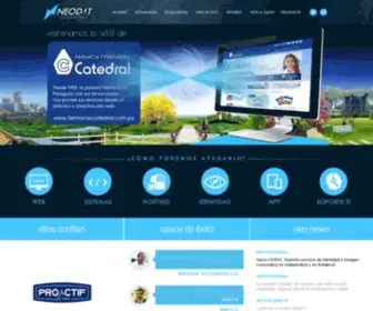 Neodat.com.py(NEODAT Technology. Asunción) Screenshot