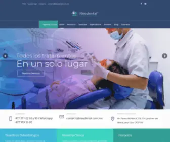 Neodental.com.mx(Clínica Odontológica) Screenshot