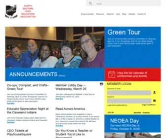 Neoea.org(North Eastern Ohio Education Association) Screenshot