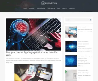 Neoerudition.net(Best practices of fighting against attacks) Screenshot