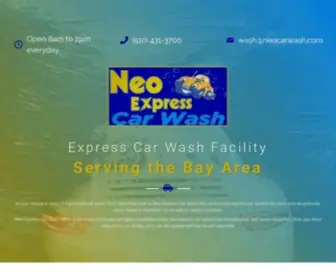 Neoexpresscarwash.com(Car Wash Services) Screenshot