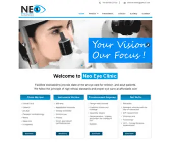 Neoeyeclinic.com(Neo Eye Clinic) Screenshot