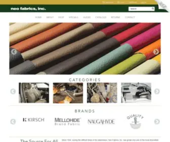 Neofabrics.com(Neo Fabrics) Screenshot