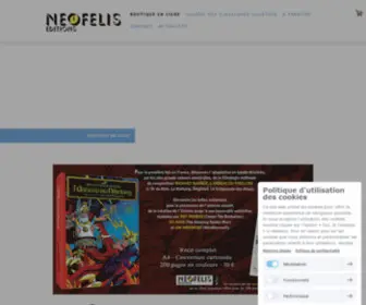 Neofelis-Editions.com(NEOFELIS EDITIONS) Screenshot