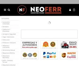 Neoferr.com(Tienda online) Screenshot