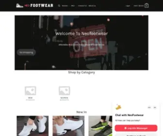 Neofootwear.com(Buy Footwear Online) Screenshot