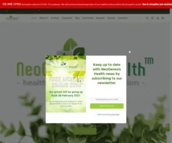 Neogenhealth.com(NeoGenesis Health) Screenshot