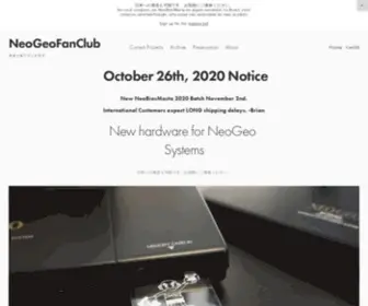 Neogeofanclub.com(NeoGeoFanClub) Screenshot