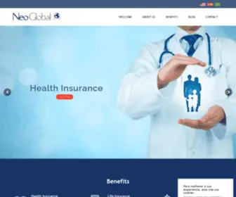 NeoGlobalinsurance.com(INSURANCE BROKER) Screenshot