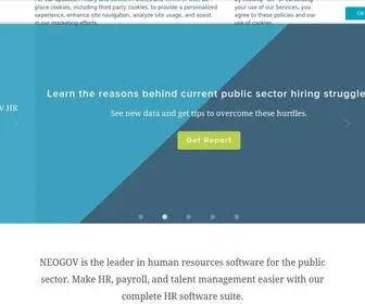 Neogov.com(Public Sector HR Software & Management Solutions) Screenshot
