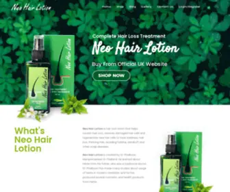 Neohairlotion.co.uk(Neo Hair Lotion) Screenshot