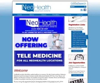 Neohealth.org(Northeastern Oklahoma Community Health Centers) Screenshot