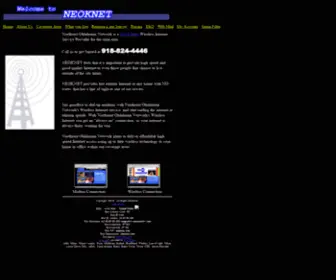 Neoknet.com(High Speed Broadband Internet Service Provider for rural Pryor Oklahoma) Screenshot