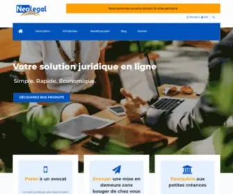 Neolegal.ca(Votre solution juridique en ligne) Screenshot