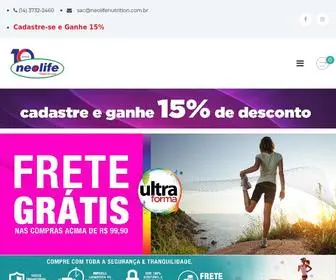 Neolifenutrition.com.br(Neolife Nutrition) Screenshot