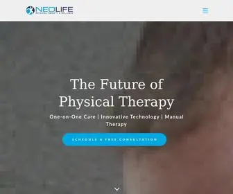 Neolifept.com(NeoLife Physical Therapy & Wellness) Screenshot