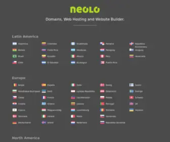 Neolo.com(Domains, Web Hosting and Site Builder) Screenshot