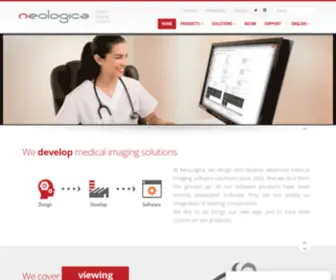Neologica.it(Software solutions for medical imaging) Screenshot
