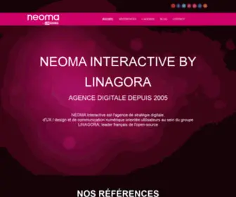 Neoma-Interactive.com(Webdéveloppement durable) Screenshot