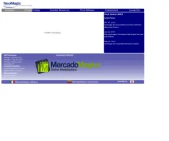 Neomagic.com(NeoMagic Corporation) Screenshot