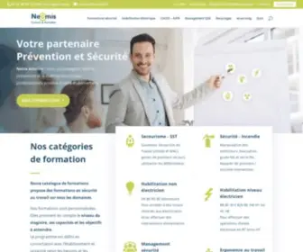 Neomis.fr(Organisme de formation en prévention et sécurité au travail) Screenshot