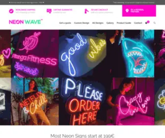 Neon-Wave.es(Neonwave ❤️ Best custom Neons Signs ❤️ Neon Schriftzug personalisiert) Screenshot