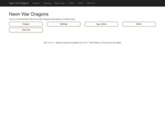 Neon-Wonderland.com(Neon War Dragons) Screenshot