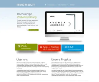 Neonaut.de(Die Neonaut GmbH ist eine agile Software) Screenshot
