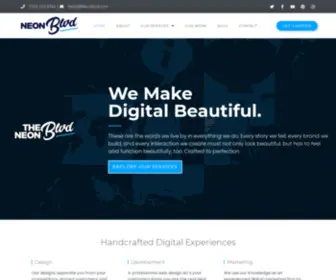 Neonblvd.com(We Make Digital Beautiful) Screenshot